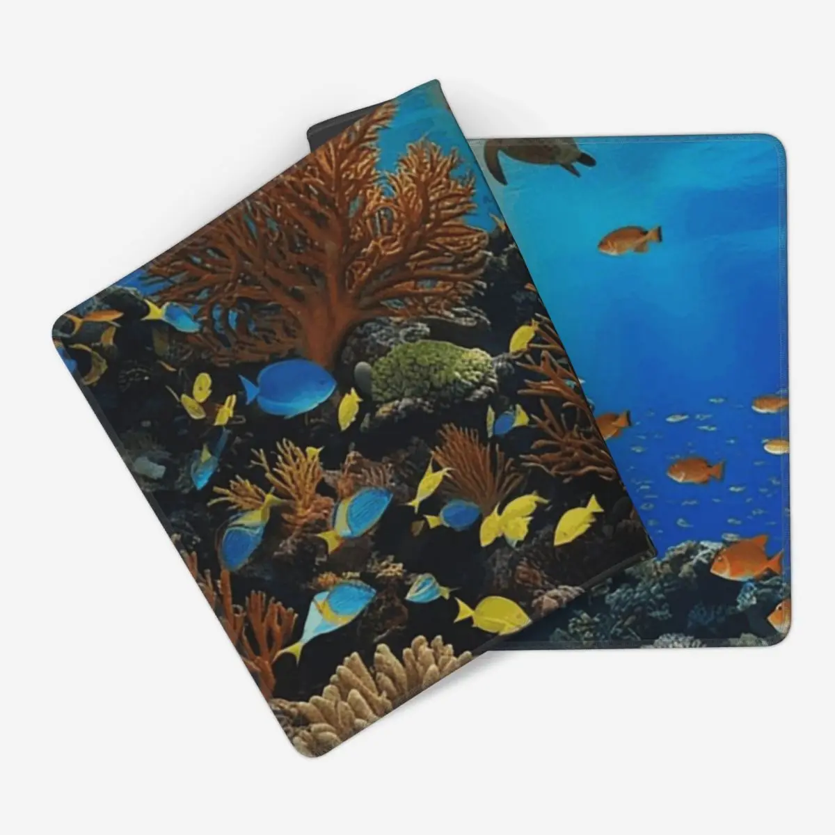 Large Mouse Pad Marine Life Coral And Fish Underwater PC Laptop Mats Keyboard Carpet Computer Gaming Office Accessories Desk Mat