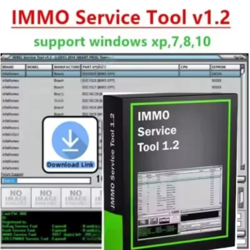 Herramienta Immo V1.2 CÓDIGO DE COCHE/IMMO OFF EDC15 EDC16 EDC17 ECU Virgen Eeprom IMMO CLAVE PIN CÓDIGO CALCULADOR BSI VDO