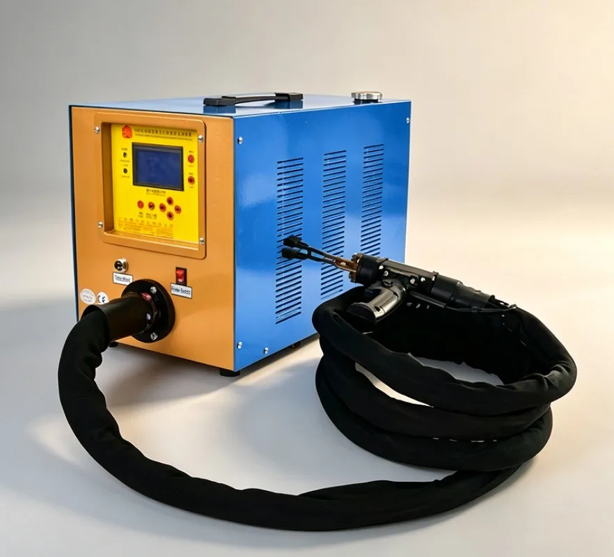 15KW Portable Induction Brazing Machine, Handheld High Frequency Heater for Copper Pipe & Metal
