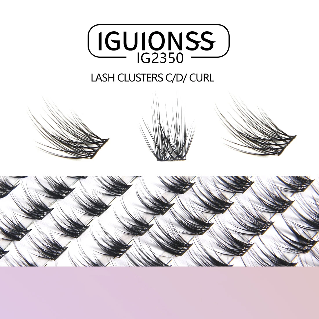 10 Rows Soft Cluster Wide Stem Individual Lashes C D dd Curl Fake Eyelashes Wholesale Natural Density Segmented Grafting Lashes