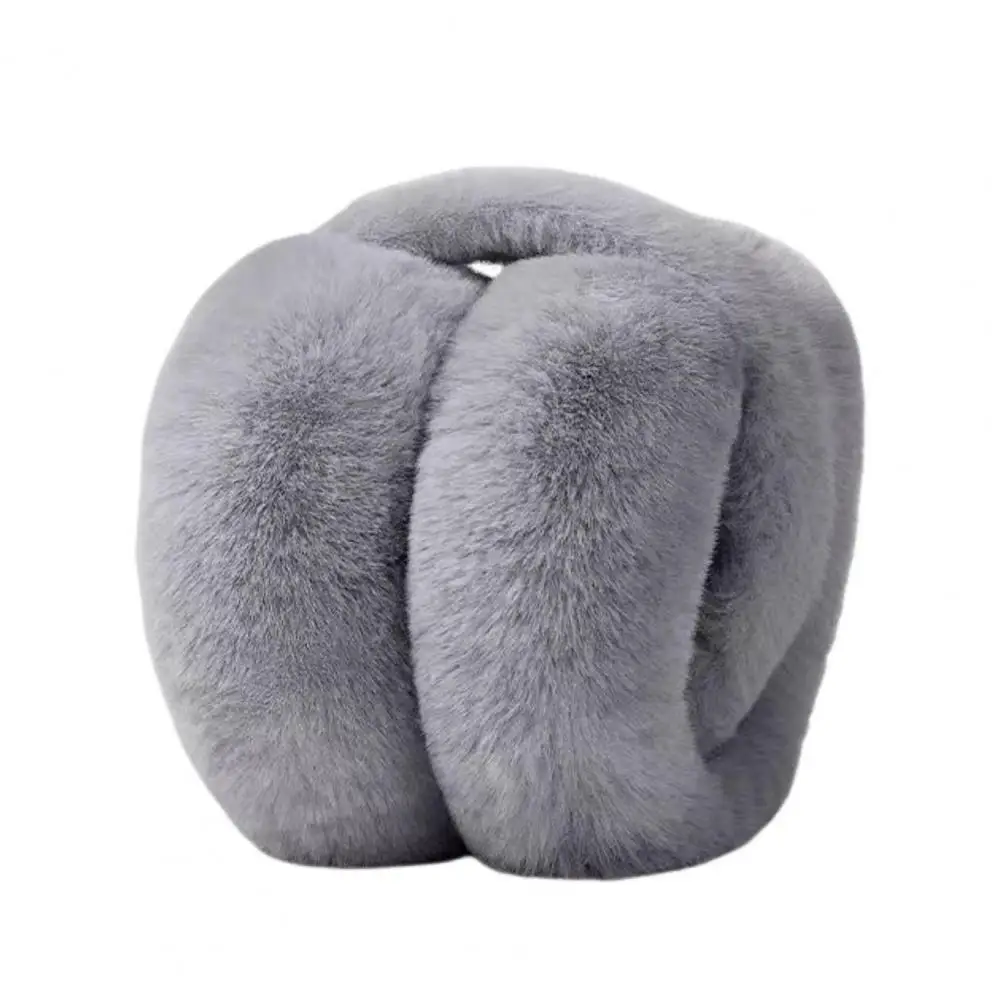 Inverno feminino earmuffs grosso pelúcia orelha à prova de vento dobrável esqui ao ar livre bandana earmuffs