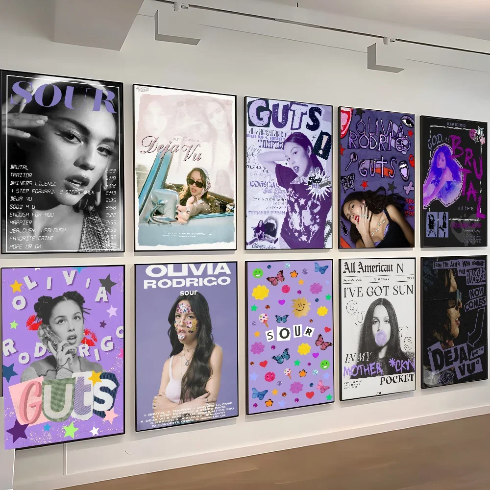 Sänger Olivia Cool Rodrigo Filmplakat Zuhause Wohnzimmer Schlafzimmer Bar Café Kunst Dekoration Murale Salon Maison Luxe Poster
