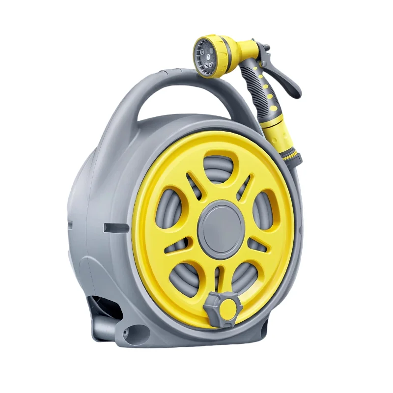 Top-grade 12m ABS Plastic Car Wash Garden Irrigation Outdoor High-pressure Retractable Mini Lightweight Garden Water Pipe Hose