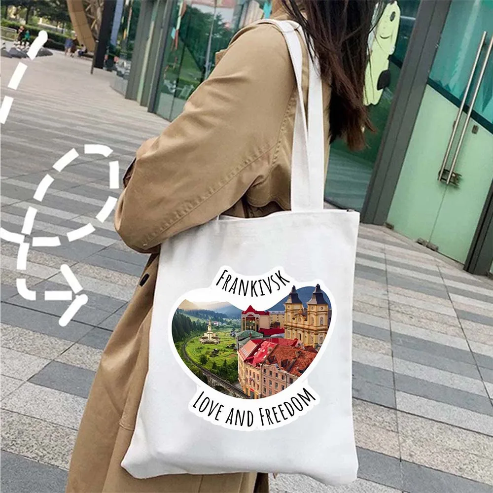 Reise kharkiv mariupol poltava frankivsk lutsk dnipro cossack ukrainisch kyiv ukraine schulter einkaufstasche shopper handtasche – Detail 8