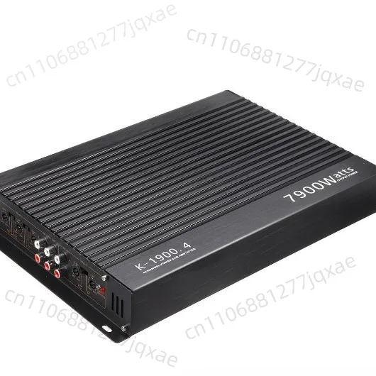 

K-1990.4 New car audio power amplifier High power aluminum alloy audio 12V car four-way power amplifier 4 channels