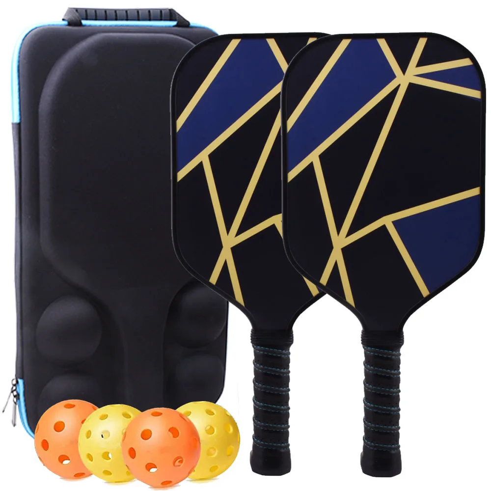 アウトドアスポーツ用ピクルボールパドル、カーボンファイバー＆グラスファイバー表面ラケット、プレミアムギフトボックス入りスポーツキット一式