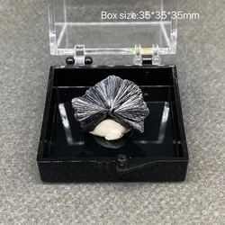 100% natural goethite stone mineral specimen healing crystal gemstone collection+Box size:35*35*35mm