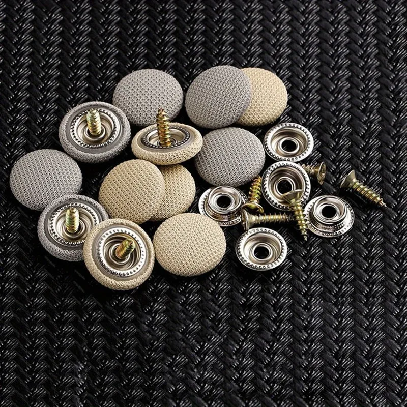 12 pcs Vehicle Headlining Clips, One-Screw Twist Lock, Vehicle Ceiling Overhaul SUV Headliner Fixing, Universal Car SUV Fit