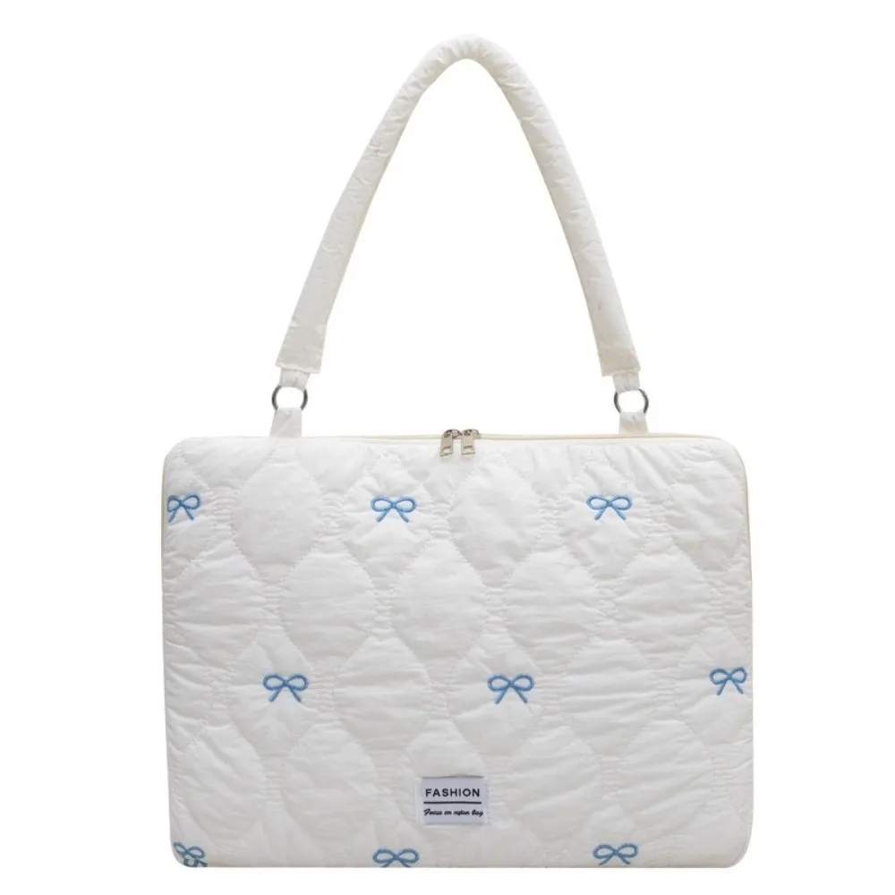 New 13-15.6inch Laptop Sleeve Large Capacity Shockproof Tablet Handbag Puffy Multifunctional Laptop Case Universal