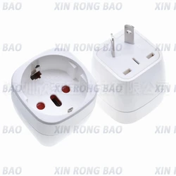 Europe Italy Switzerland EU to AU plug adpater 2 Oblique pins AU socket conversion adapter for New Zealand Australia Netherlands