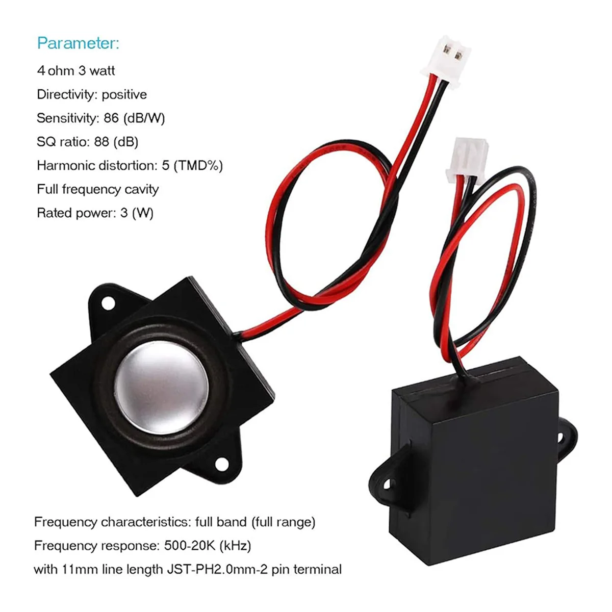 FFYY-6PCS 2831/3128 altavoz 4 Ohm 3 vatios 4R 3W altavoz de sonido de cavidad de rango completo accesorios de altavoz de alta fidelidad