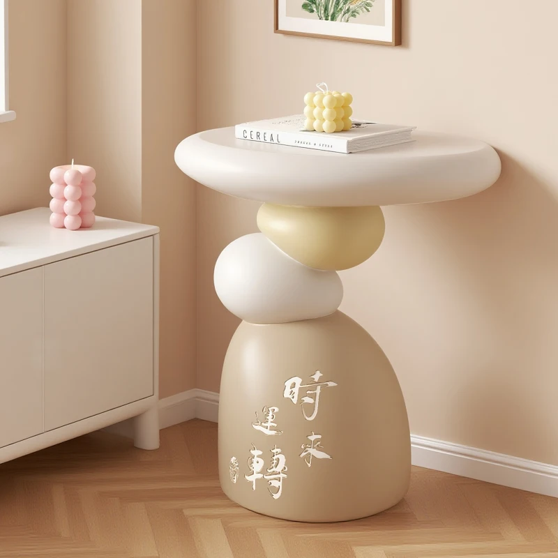 Stone Running Floor Decoration Resin Decoration Home Living Room TV Cabinet Sofa Side Coffee Table Storage Decorations Furniture