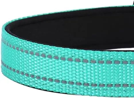 Reflective Adjustable Dog Collar Soft Buckle Collar for Medium Dogs 5