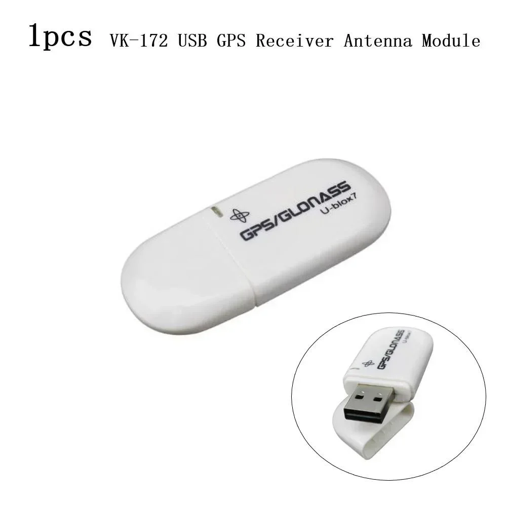 1PCS VK-172 USB GPS Receiver 18,000m 500m/s Dongle Adapter Smart Antenna Module GPS Receiver Car Navigation Singal Parts