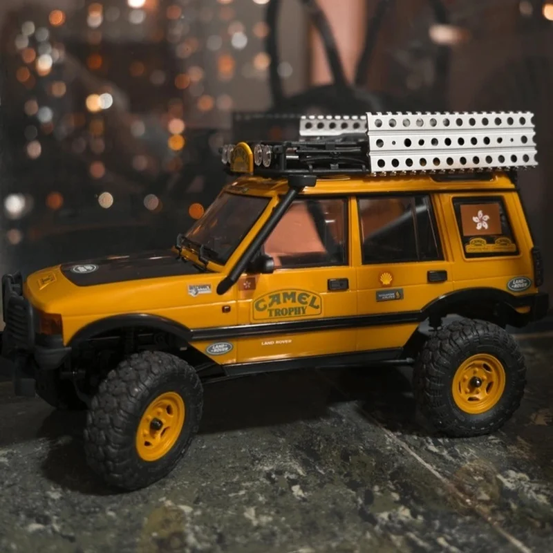 Fms 1/18 Fcx18 Land Rover Defender 90 Camel Trophy Edition 4Wd Rc Off Road Electric Climbing Car Model