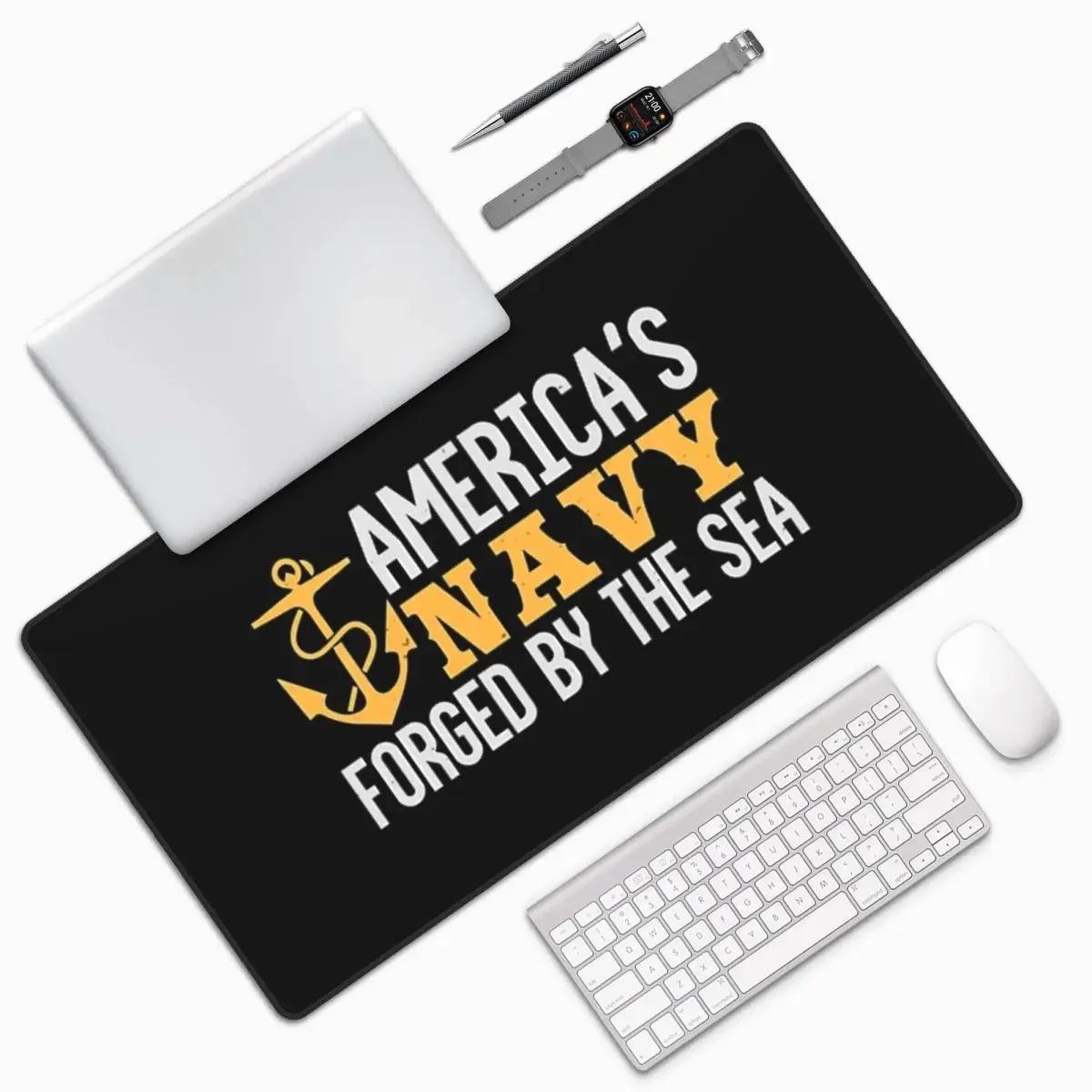 USA Navy SEALs Large Mouse Pad Computer Keyboard Mouse Mat Gaming PC Laptop Desk Mat Office Accessories Table Mats