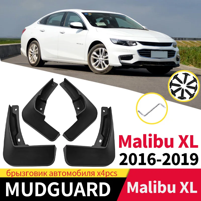 Mudguards For Chevrolet Malibu XL LT RS 2016 2017 2018 2019 Wheel Eyebrow Car Mudflaps Mud Flaps Splash Guards Front Rear 