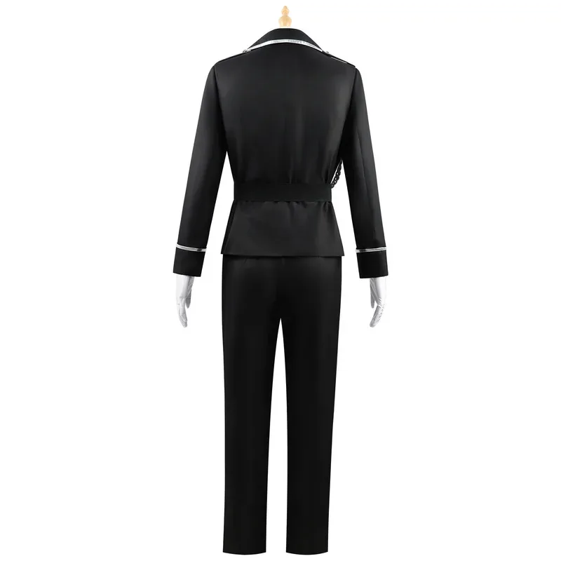 أزياء آكي ميوجين التأثيرية المعاقب الحلو واتشي وانشانو سيليو زي حارس الحيوانات الأليفة قبعة سوط أرجواني قصير الشعر بدلة أنيمي