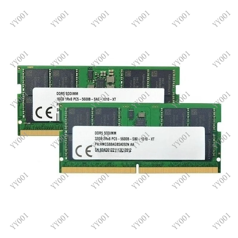 DDR5 Laptop RAM 8GB 16GB 4800MHz 5600MHz SODIMM Notebook Memory Module