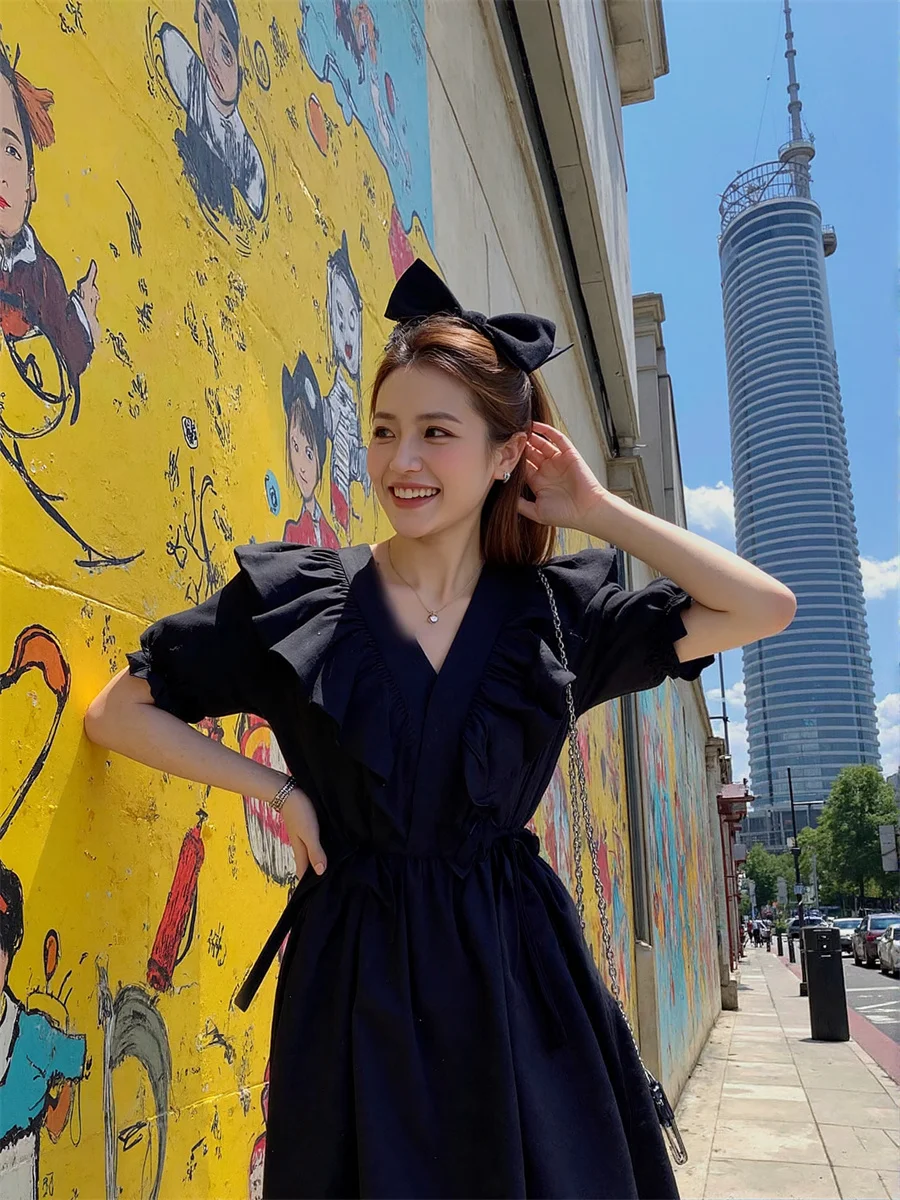 Women'S White Prom Dresses Woman 2025 Tierred Shirring Corduroy Lightweight Breathable Simple Basic Plain Regular Everyday