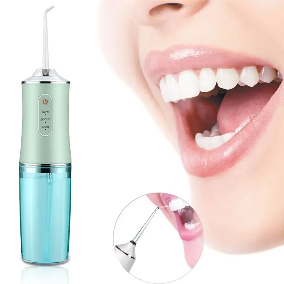 

220ml Portable Oral Irrigator Cordless Dental Water Flosser For Teeth Cleaning Teeth Whitening Bathroom Tumblers