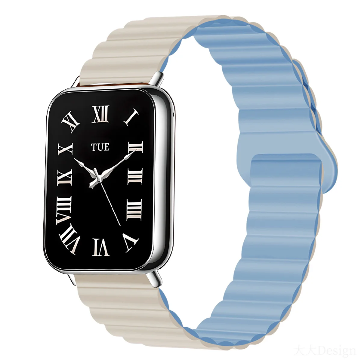 Ремешок с магнитной петлей для Xiaomi Mi 8 Pro, силиконовый сменный браслет для RedMi4, умный ремешок для часов Correa для Miband 8 Pro