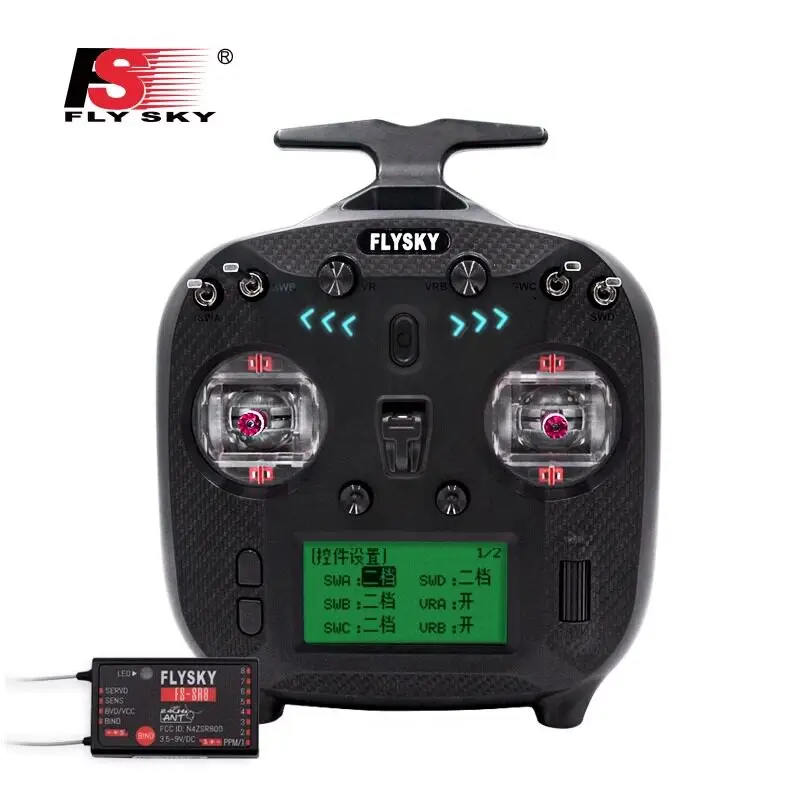 FLYSKY FS-ST8 8 Channel RC Transmitter With Receiver For Fighting FPV Racing Drone Boat Car Model Remote Control System