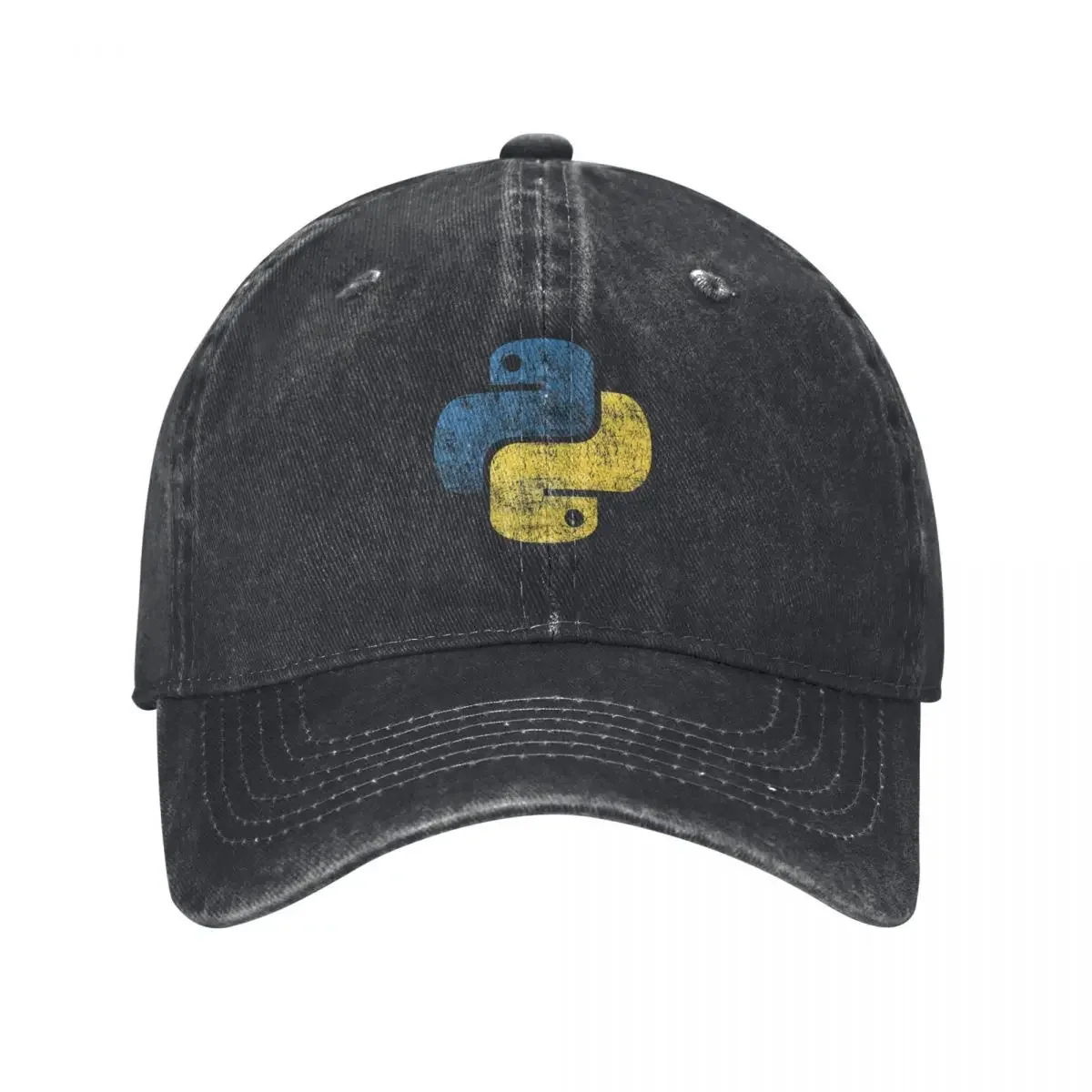 Python Logo - Programming Language Baseball Cap Luxury Man Hat Rave Hats For Men Women's