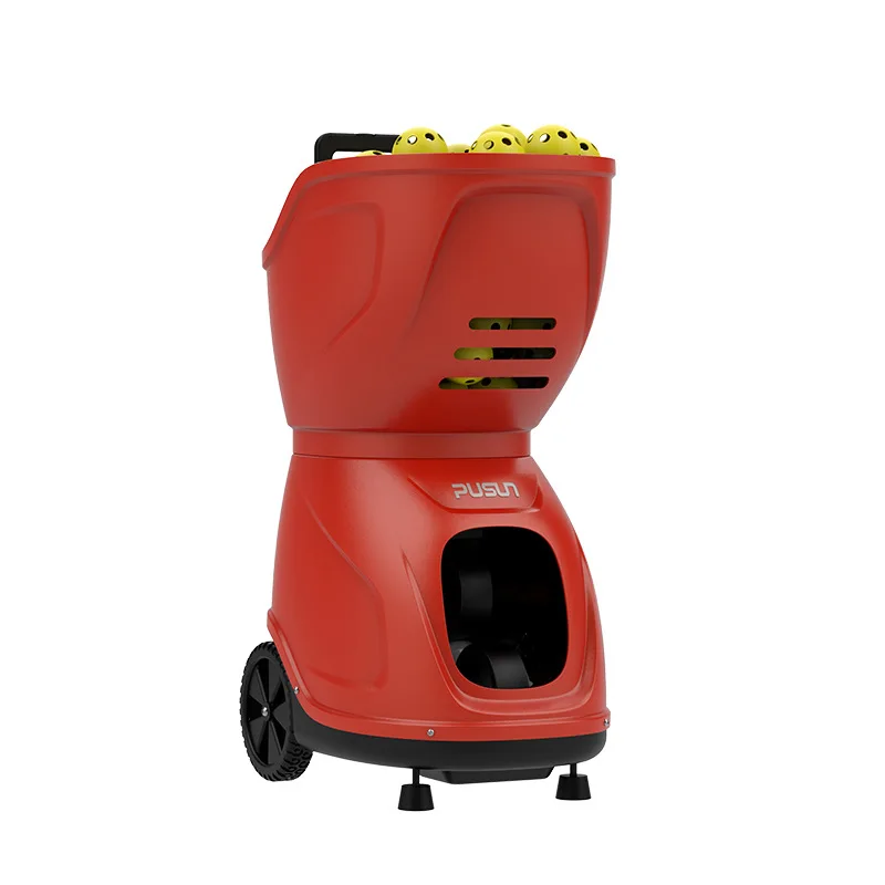 Automatic Tennis Serving Machine Adjustable Ball Launcher App150 Balls Capacity Outdoor Use