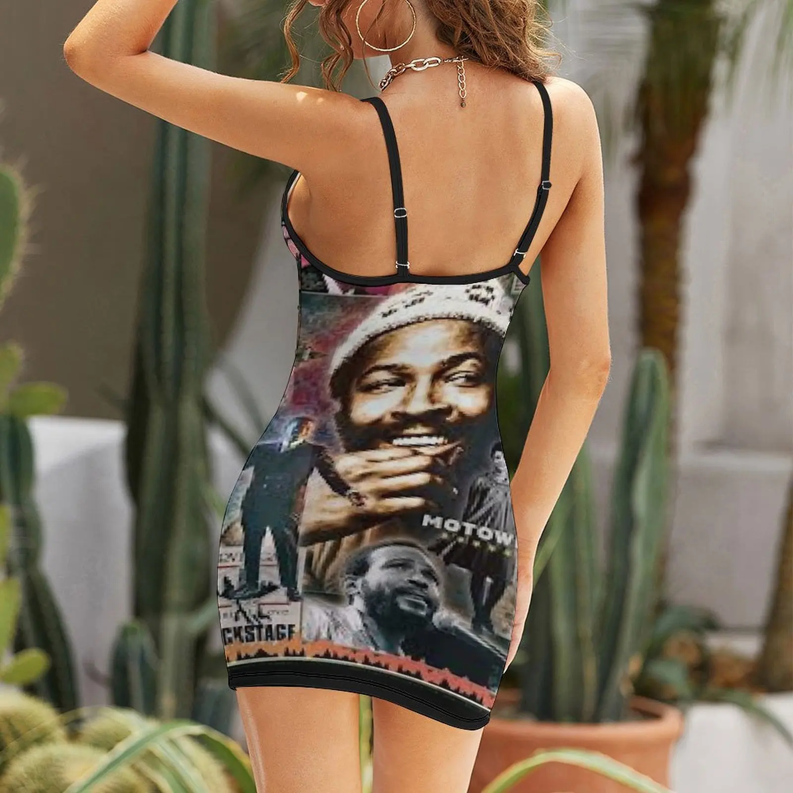 เสื้อยืดมาร์วิน เอสเซนเชียล 2 ของ The Best Of Motown ชุดเดรสสายเดี่ยว ชุดเดรสงานแต่งงานสำหรับแขก ชุดเดรสฤดูร้อน สไตล์เกาหลี สำหรับผู้หญิง