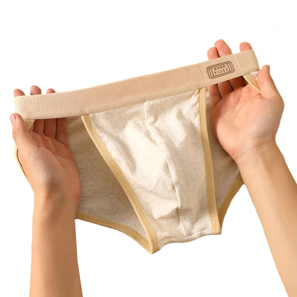 

Everyday Comfort Gray Breathable Briefs Breathable Low Waist Briefs Cotton Sexy Low Waist 5 Spandex Classic Theme