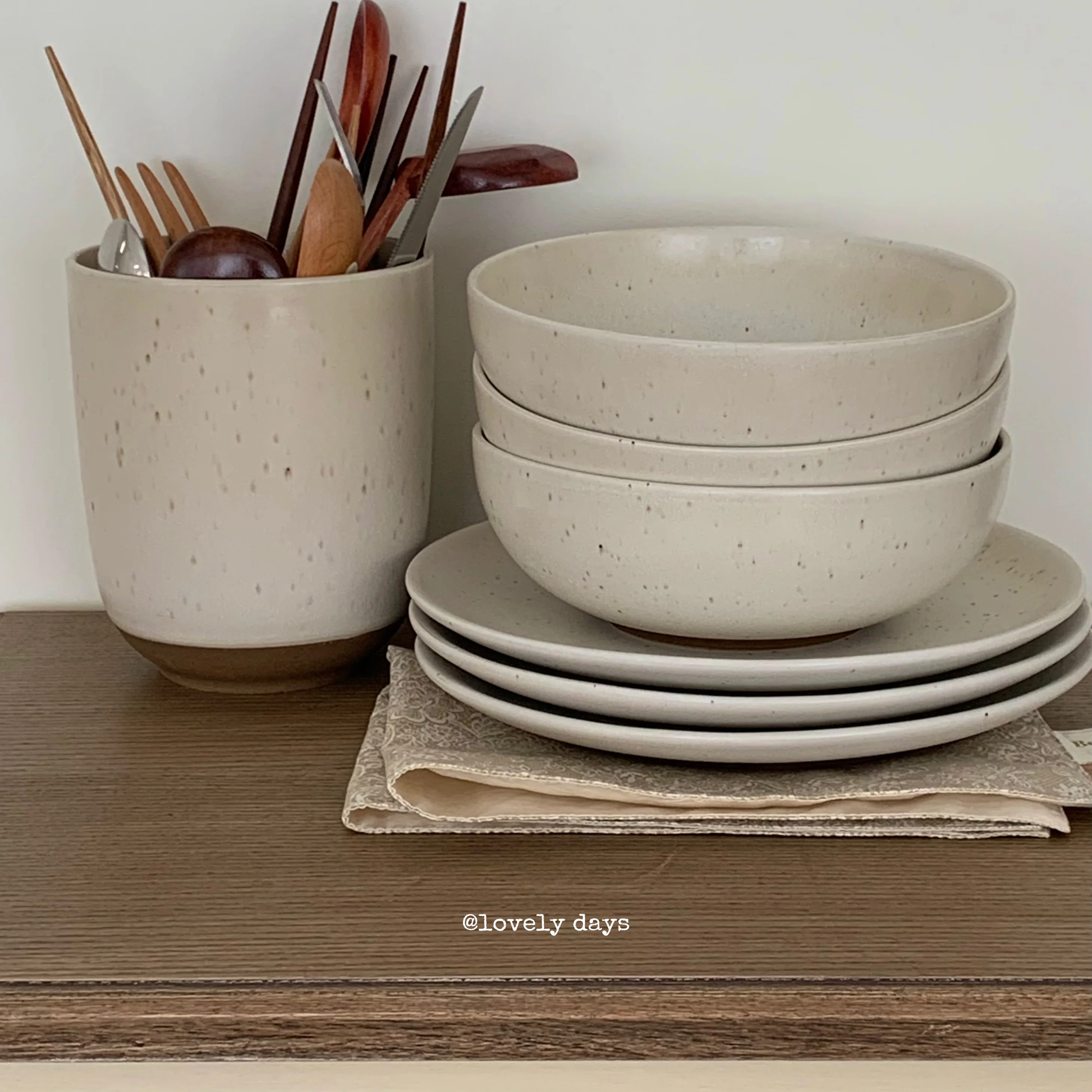 

l adient Sesame Glaze Salad Bowl Breakfast Plate Storage Set Lovely Days Cerc Dining Utensils Nordic Sle