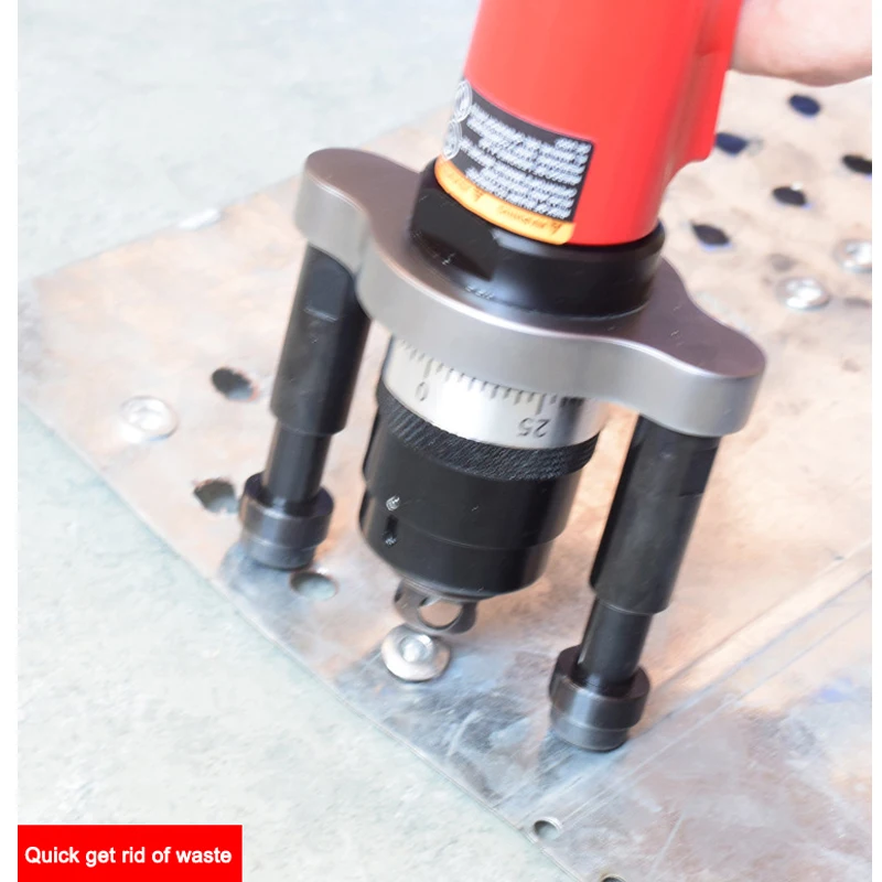 Efficient Rivet Removal Machine WL6504 Pneumatic Waste Nail Remover 0-25mm Adjustable Drill Bit Professional Maintenance Equipme