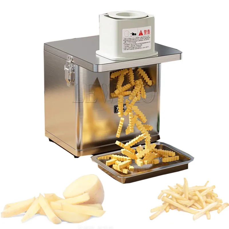 Electric Commercial Industry Potato Chip Wash Peeler Cutter Cut Slice Slicer French Fries Cutting Shredding Peeling Machine