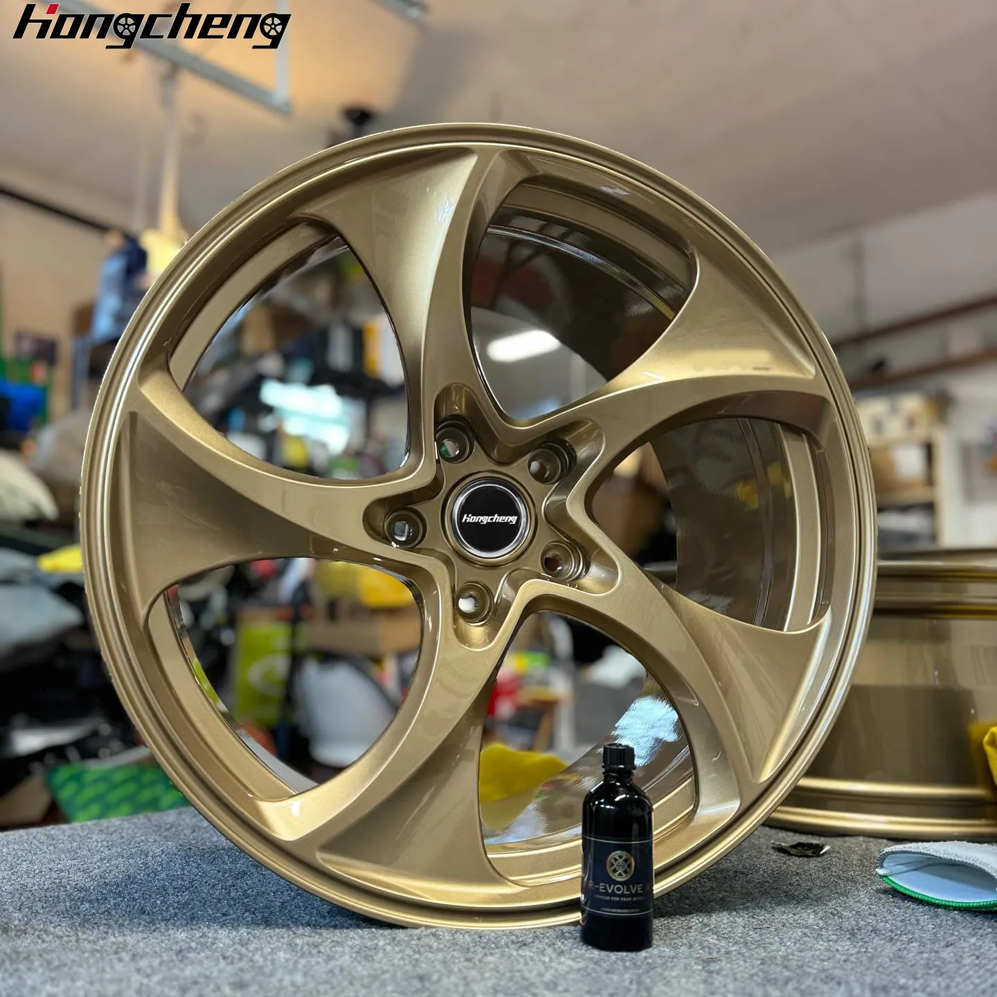 Roda forjada de 5 raios escovada polida monobloco 15-24 polegadas para PORSCHE 996/997 Turbo 718