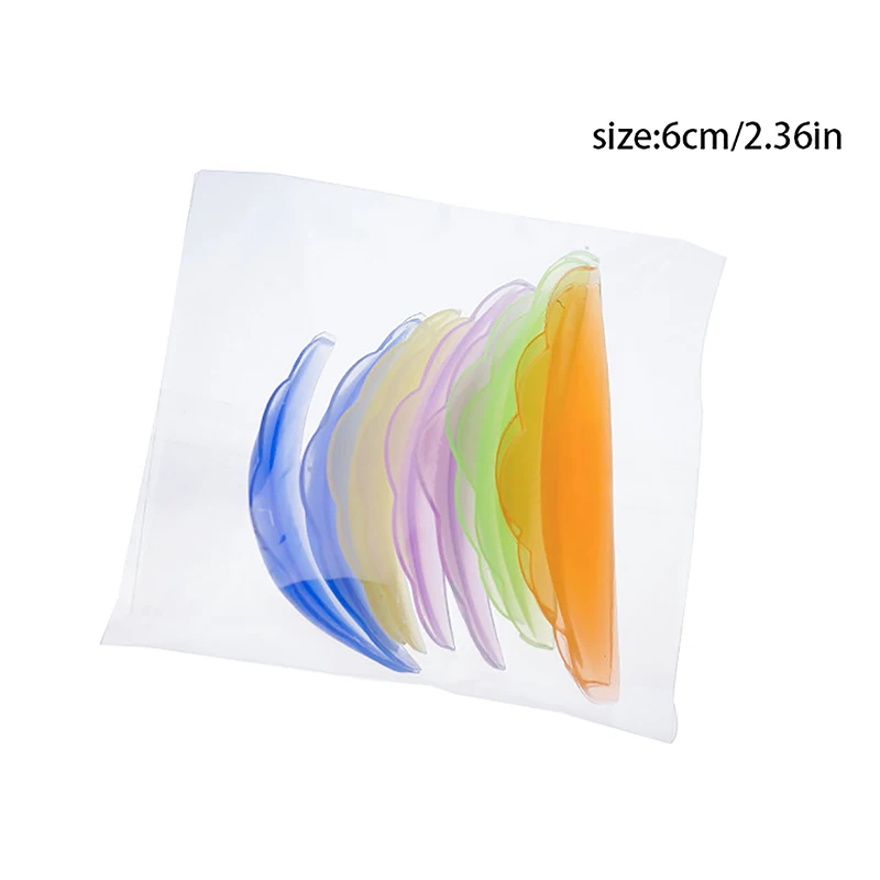 Coussinets de permanente de cils en silicone, tiges de cils collantes, levage de bouclier, document 3D, accessoires de bigoudi Assad, outil applicateur, 5 paires