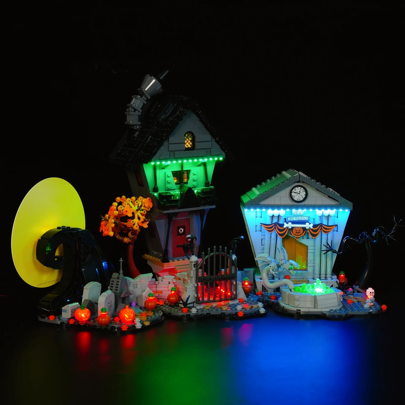 MAXCXT LED Light For LEGO 21351 Disney Tim Burton's The Nightmare Before Christmas Building DIY Decorative Lamp NOT Building