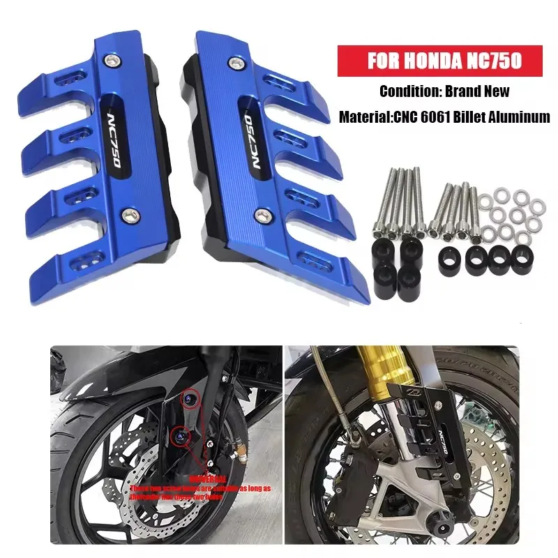 

Fit For NC750X NC750S NC 750 Motorcycle Mudguard Front Fork Protector Guard Block Front Fender Slider 750X 750S Accessories