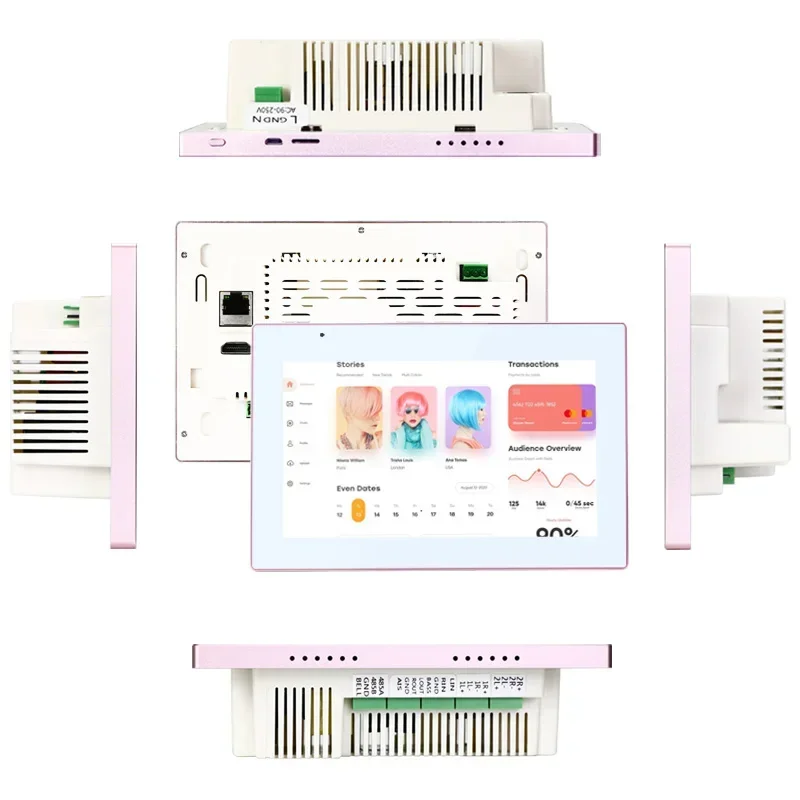 Montaje en pared Android Wifi RJ45 POE tableta controlador hogar inteligente Control Autom tableta Zigbee IPS panel lcd táctil