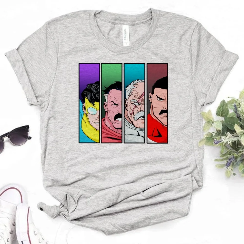 Invincible shirt female japan harajuku aesthetic tshirt vintage 80s clearance sales