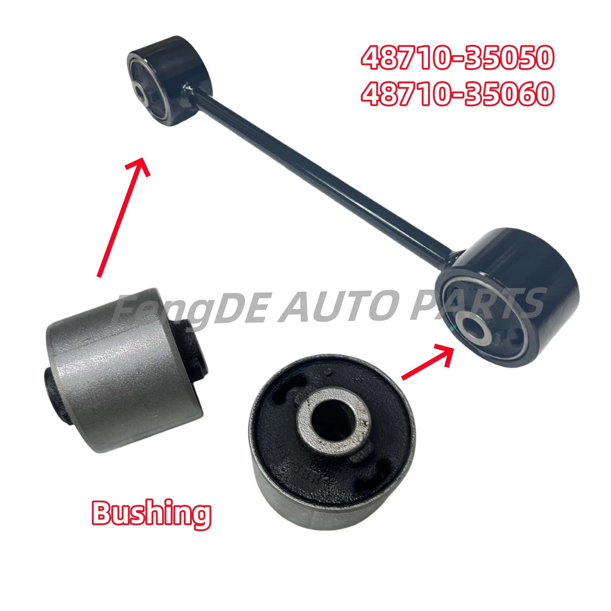 Rear Control Arm Bushing For Toyota 4Runner FJ Land Cruiser Prado 120 LC120 4 Runner Hilux Surf & LEXUS GX470 2002- 48710-35050