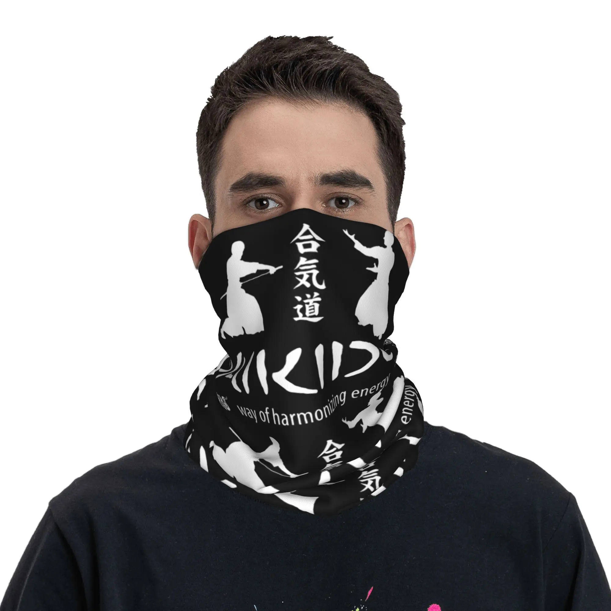 

Aikido Practitioner Bandana Neck Gaiter Printed Mask Scarf Warm Cycling Scarf Cycling Unisex Adult All Season