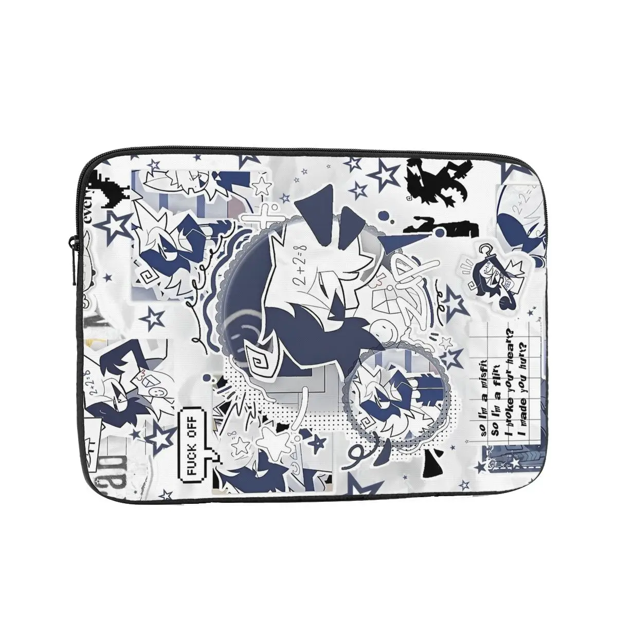 

Laptop Notebook Bag Case Miss Circle Cartoon Tablet Sleeve Case Fundamental Paper Education 13" 15" 17" Shockproof Case Bag