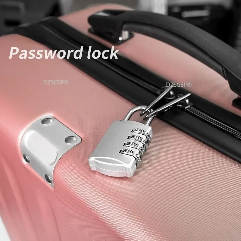 TSA Customs Code Lock For Suitcase Baggage Toolbox Luggage Travel Lock Bike Lock 4 Dial Digit Password Lock Travel Padlock