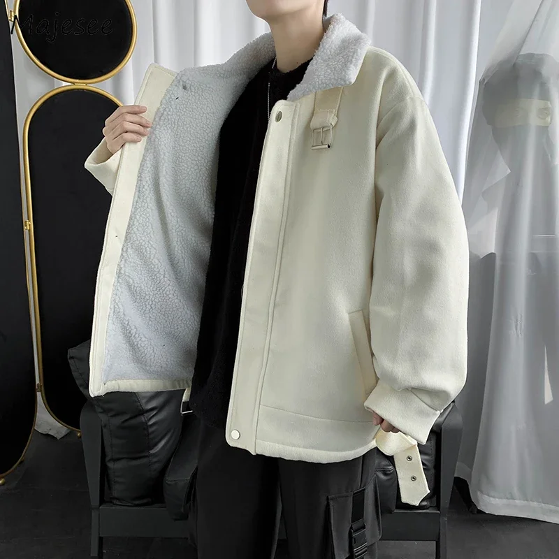 

Короткие стильные парки, мужская уличная верхняя одежда, японская модная укороченная зимняя теплая красивая однотонная простая повседневная универсальная повседневная одежда