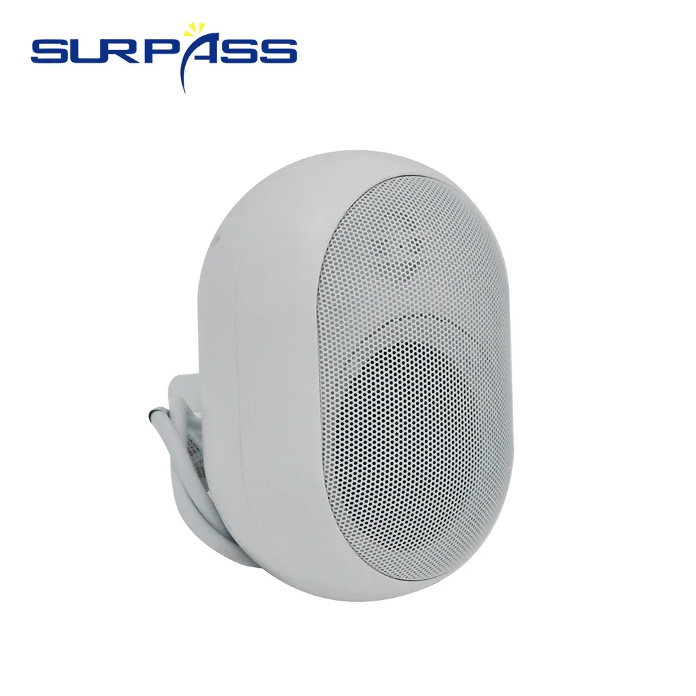 ลำโพงติดผนัง IP55กันน้ำ15W ระบบ PA กลางแจ้งแบบแฟชั่นติดผนังลำโพงเสียงสเตอริโอลำโพงสาธารณะสำหรับโรงเรียนร้านค้า