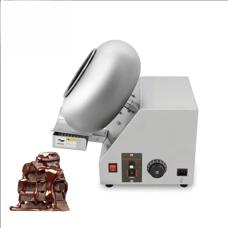 Automatic Tablet Peanut Nut Chocolate Coating Pan Machine Food Flavoring Mixer Sugar Candy Chocolate Coating Machine