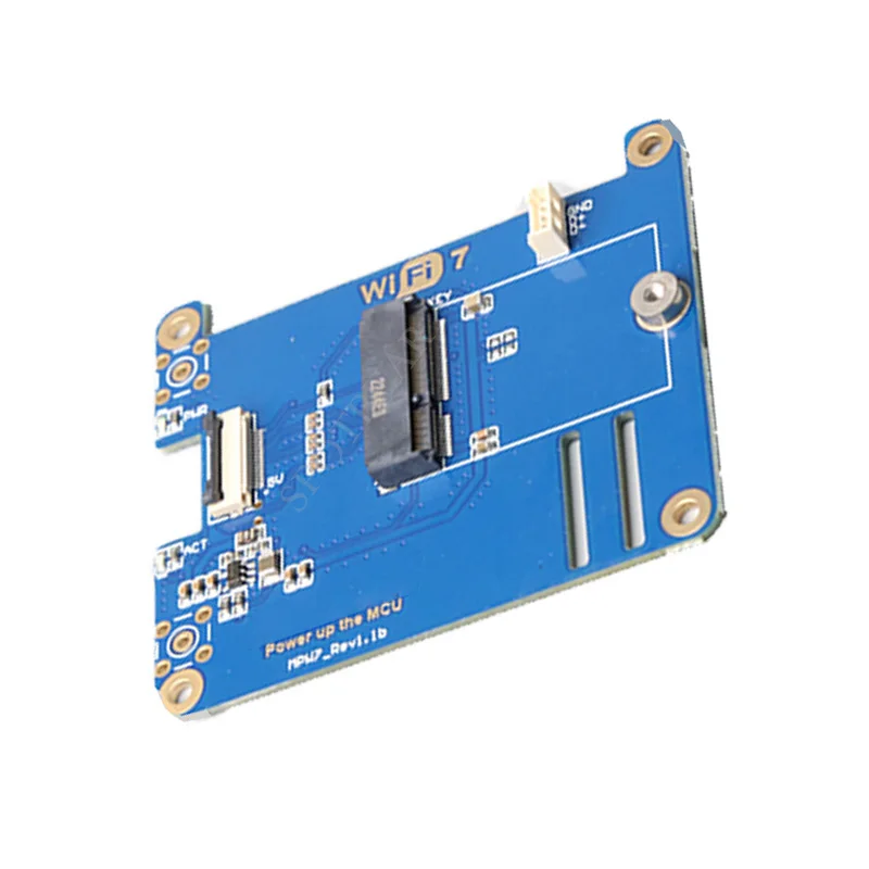 Imagem -02 - Pcie para Wifi Placa Adaptadora Placa de Expansão para Framboesa pi Google Tpu Be200 Ax210 ai