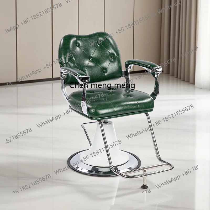 

Винтажная парикмахерская масляная головка, мужской подъемник для стрижки волос, вращающийся стул, парикмахерская, специальное парикмахерское кресло