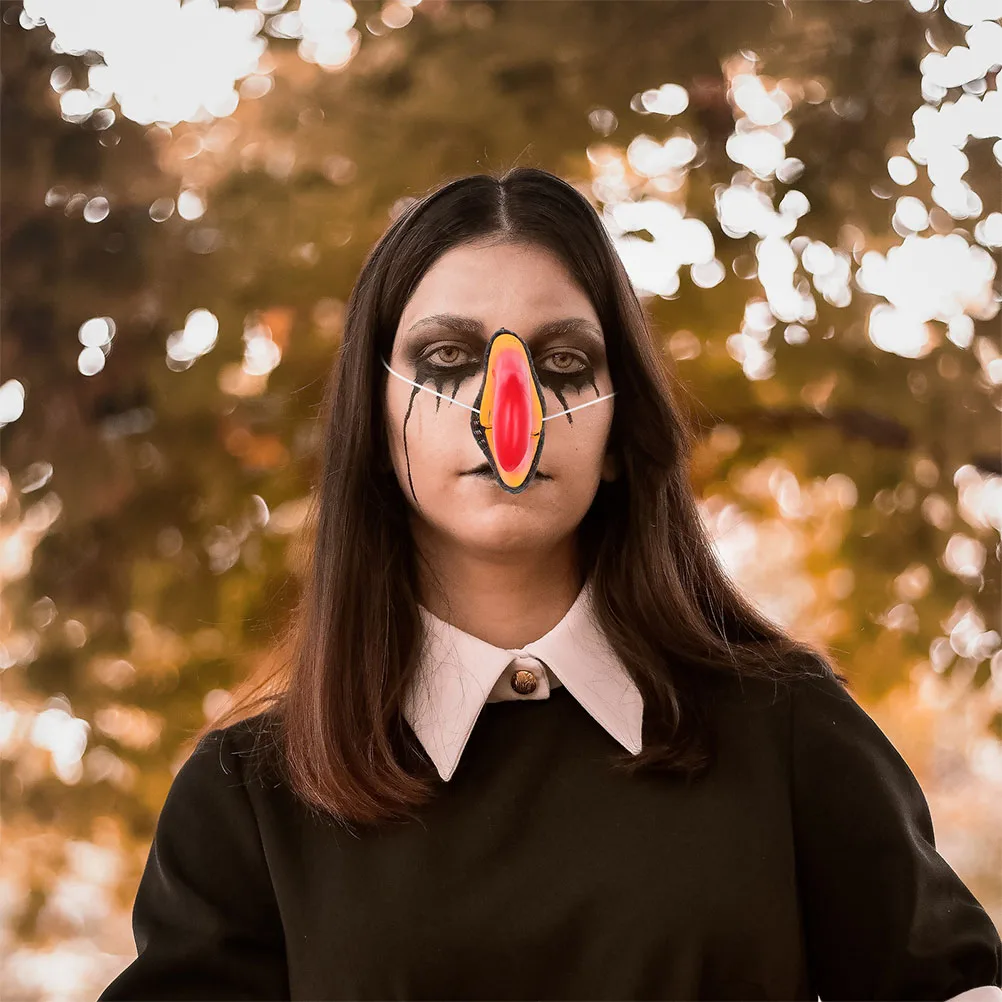 

7Pcs Simulation Parrot Nose Lifelike Bird Beak Costume Accessory Party Cosplay Birthday Supplies Costume Bird Beak